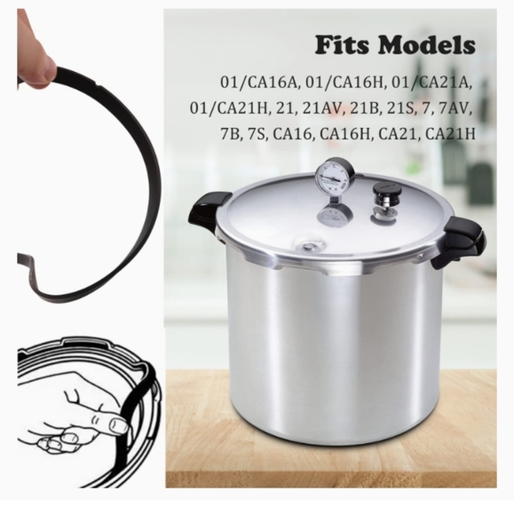 3 For $15 /NWOT Pressure Canner Sealing Ring and for Presto CA16, CA16H, & 21 qt - Picture 8 of 16